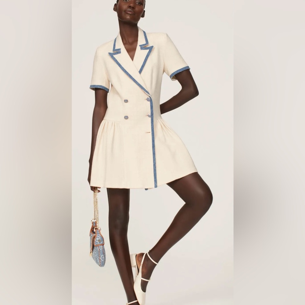 Sandro Paris Seville tweed mini dress